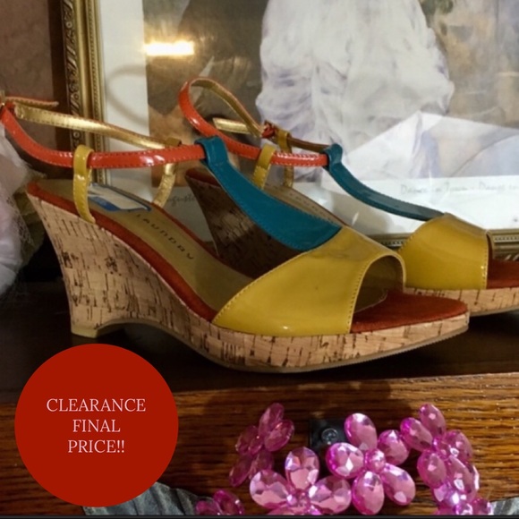 Chinese Laundry Shoes - CHINESE LAUNDRY COLOR BLOCK WEDGES (9)